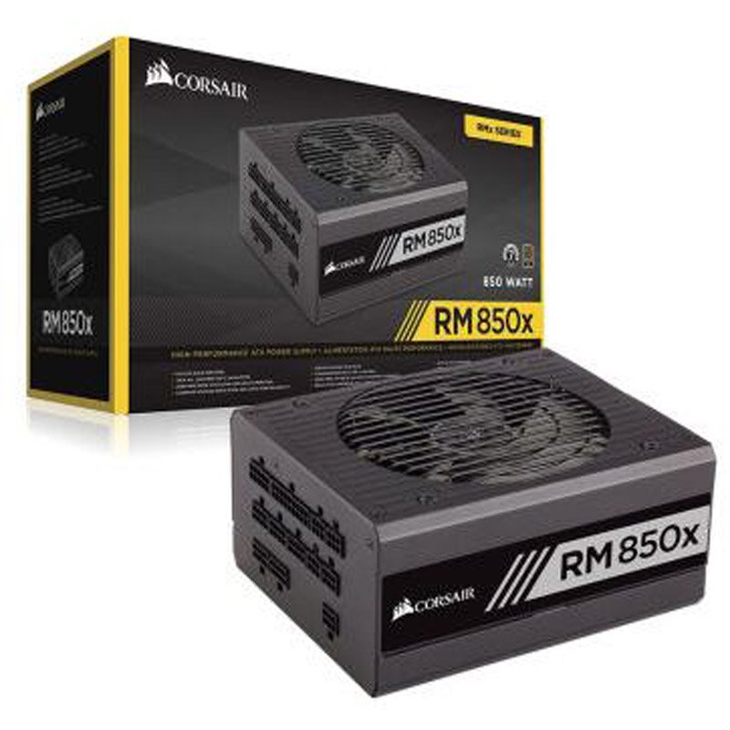 美商海盗船(USCorsair)额定850W RM850x 电源(80PLUS金牌/全模组/低载风扇停转)