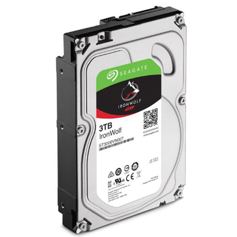 希捷(SEAGATE)酷狼系列 3TB 5900转64M SATA3 网络存储(NAS)硬盘(ST3000VN007)