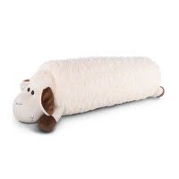 怡多贝evtto 白色60CM小羊毛绒玩具抱枕靠垫公仔布娃娃布艺玩偶女生礼物办公居家腰枕6岁以上适用