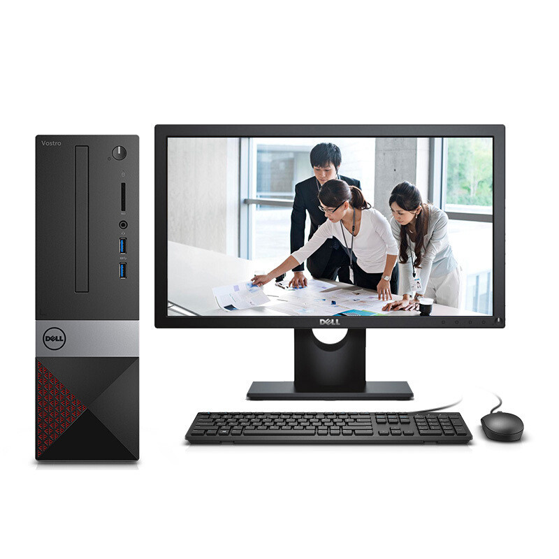 戴尔（DELL）灵越ins3470/3670 R1328S 23英寸商用家用办公主机台式机电脑整机 酷睿I3 4GB 1TB 无线WIFI 蓝牙 大机箱小机箱可选 备注