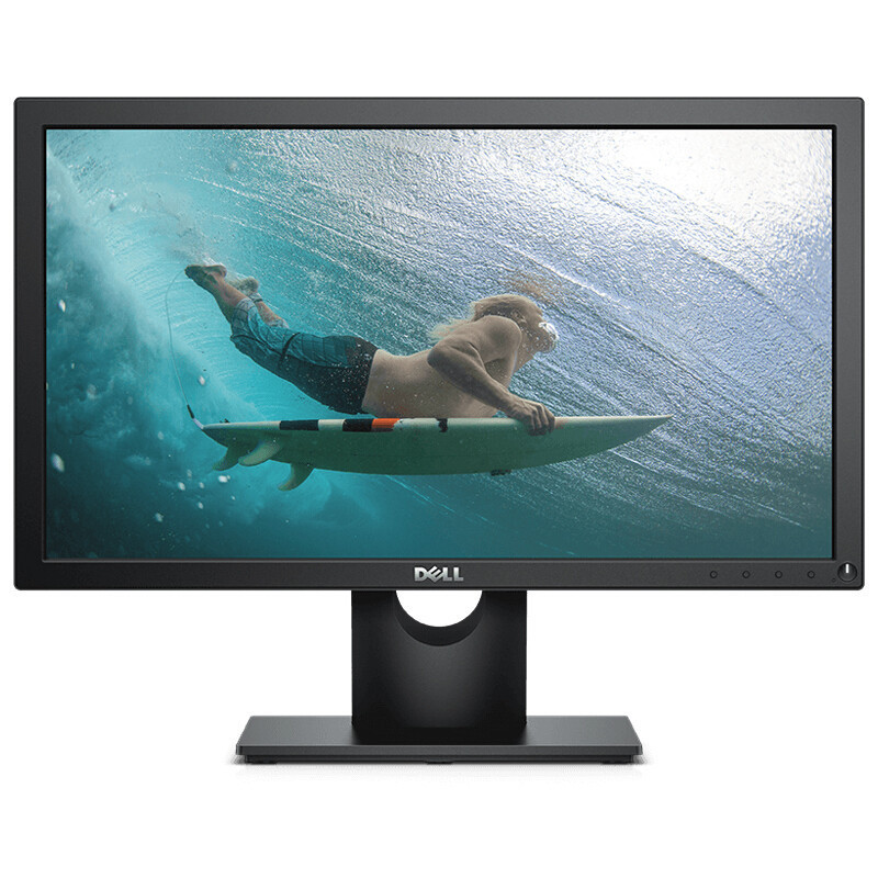 戴尔(DELL)SE系列显示器 SE2018HV/HR 19.5英寸显示器VGA接口 LED宽屏液晶电脑显示屏 1600*900 黑色 带VGA线