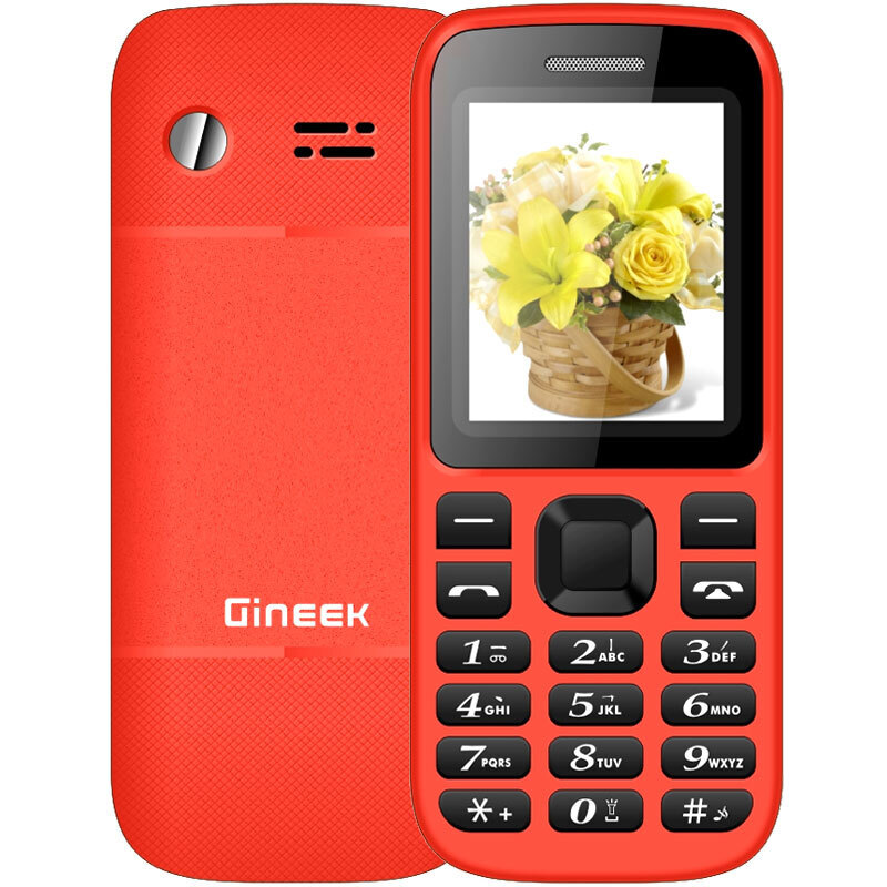 京立/Gineek G5 1.8英寸移动大字大声大按键双卡待机长老人机手机学生手机 粉红色