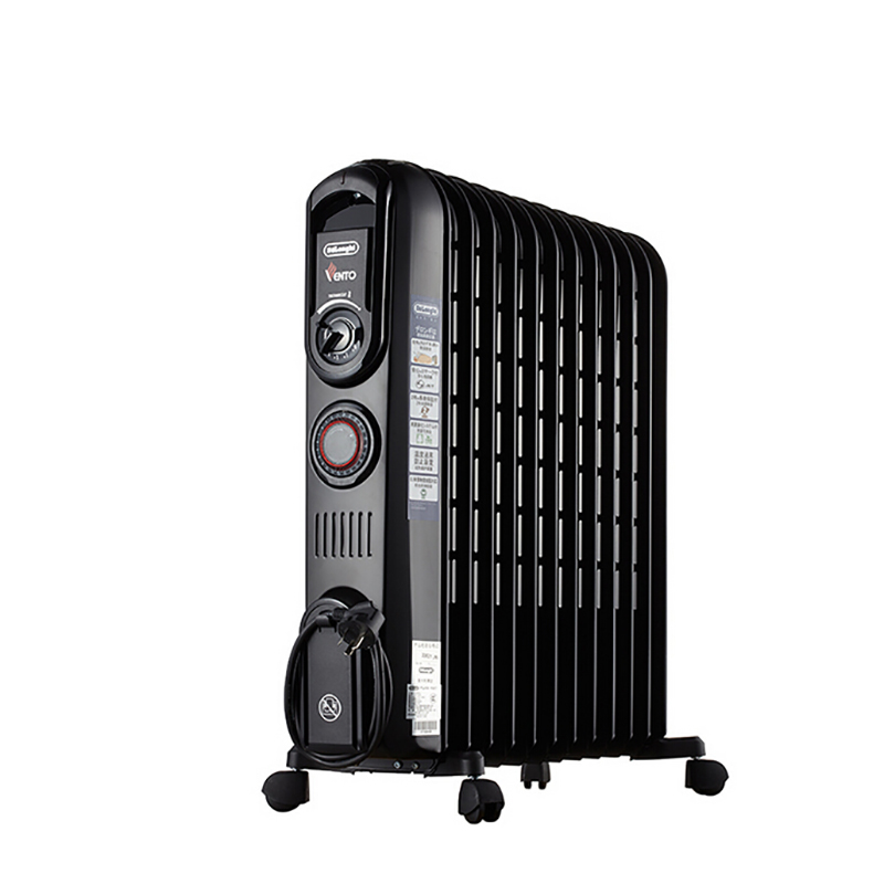 德龙(DeLonghi) V551220T 家用电热油汀 取暖器 电暖器 节能家用恒温 万向轮 12片 24h定时