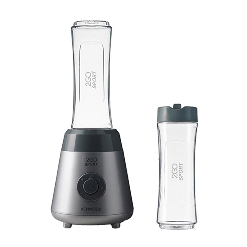 凯伍德(KENWOOD) SMP060BK 便携式果汁机 多功能 家用电动料理榨汁机 运动 迷你 趣动搅拌机 银色