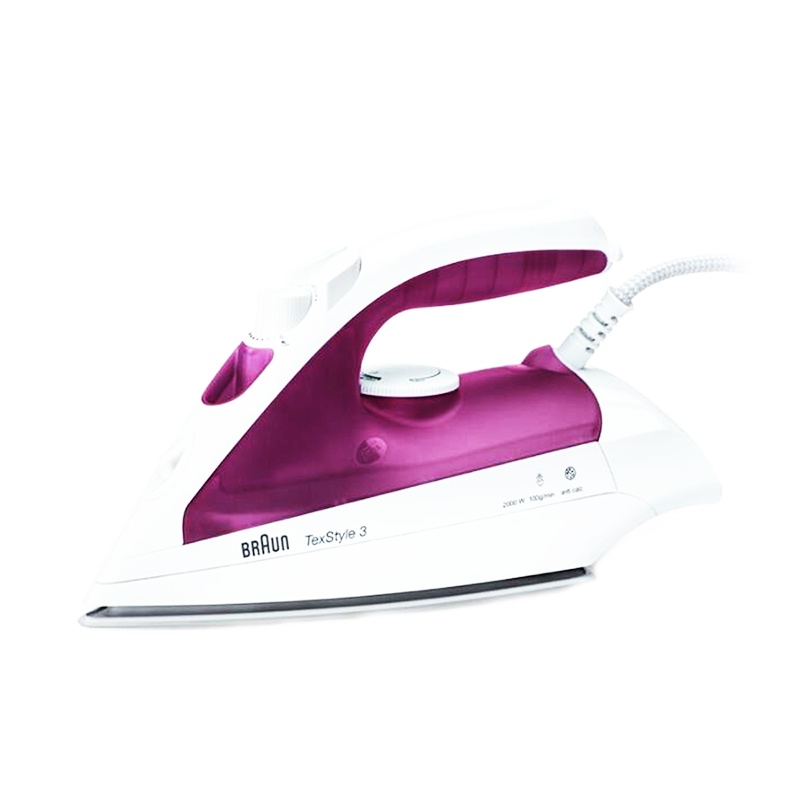Braun/博朗 TS320C 家用电熨斗迷你烫斗有线蒸汽手持式烫衣挂烫机