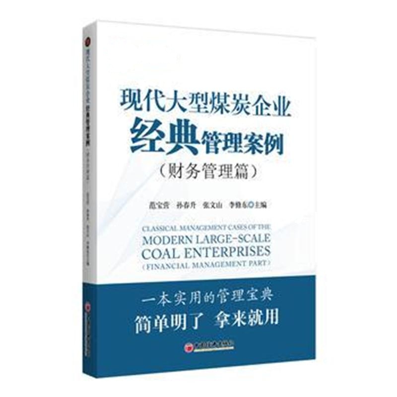 全新正版 现代大型煤炭企业经典管理案例 财务管理篇