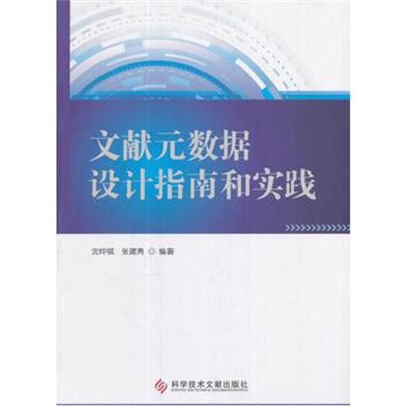 全新正版 文献元数据设计指南和实践