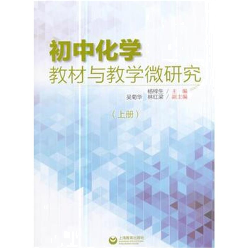 全新正版 初中化学教材与教学微研究(上册)
