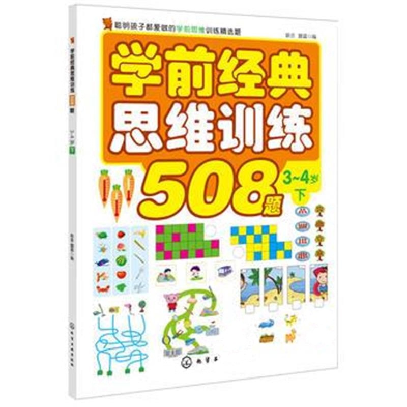 全新正版 学前经典思维训练508题 3-4岁 下