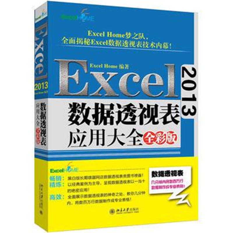 全新正版 Excel 2013数据透视表应用大全(全彩版)