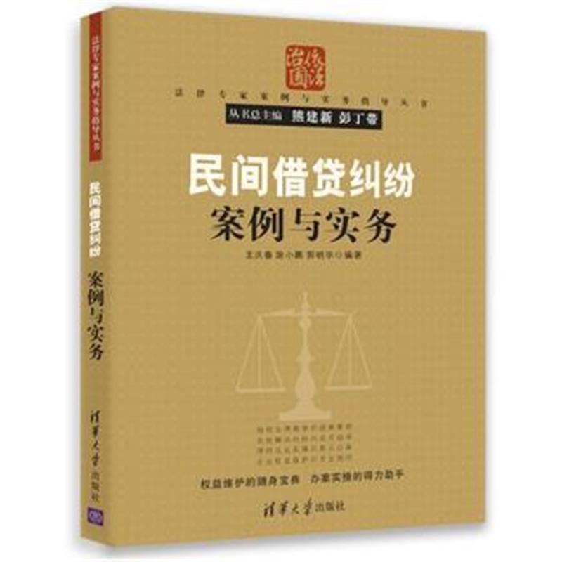 全新正版 民间借贷纠纷案例与实务(法律专家案例与实务指导丛书)