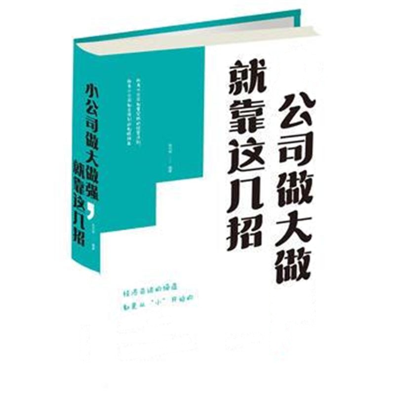 全新正版 小公司做大做强,就靠这几招