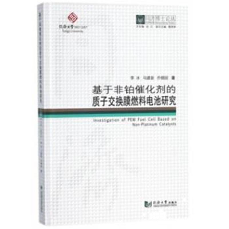 全新正版 同济博士论丛——基于非铂催化剂的质子交换膜燃料电池研究