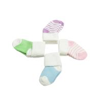 青莓[4双装]秋冬加厚婴儿袜宝宝松口毛圈袜子儿童保暖毛巾袜0-1-3岁