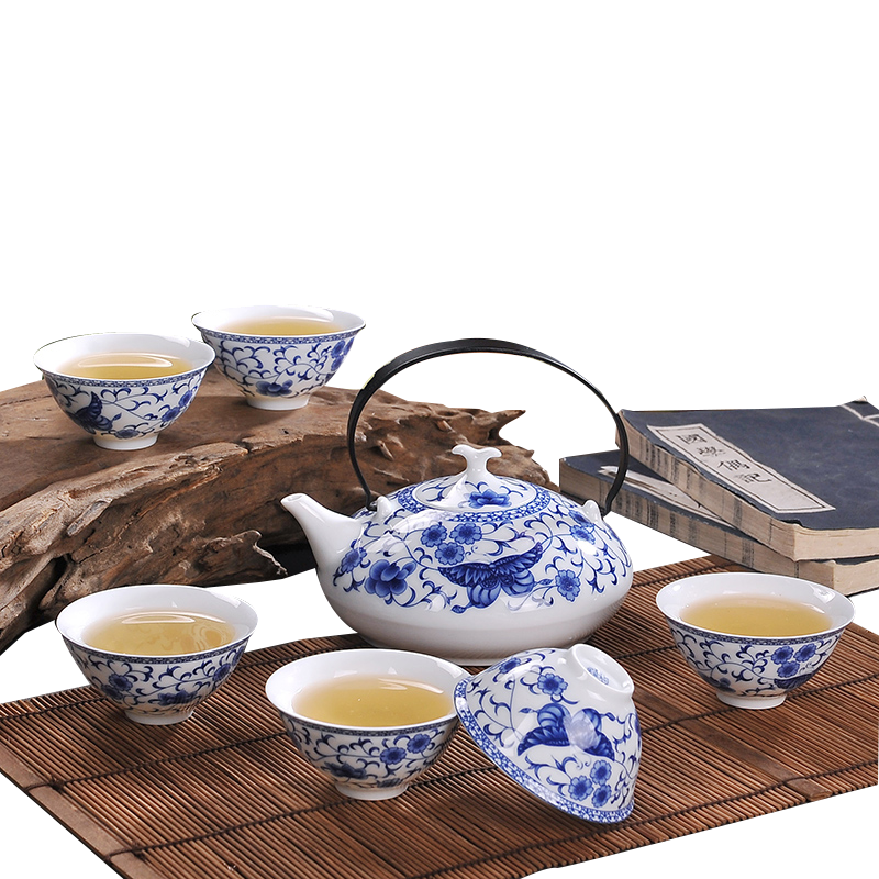 瓷物语cwy功夫茶具套装茶杯茶壶整套家用简约现代中式景德镇陶瓷