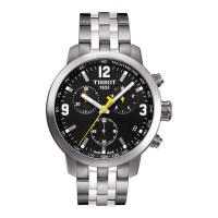 天梭(TISSOT)骏驰系列三眼计时石英男表T055.417.11.057.00