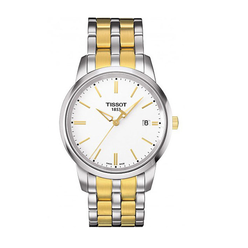 天梭(TISSOT)经典系列金属钢带石英男士手表 男表T033.410.22.011.01