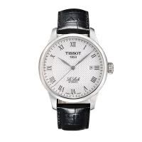 天梭(TISSOT)力洛克系列自动机械真皮男士手表 正装时尚男表T41.1.423.33
