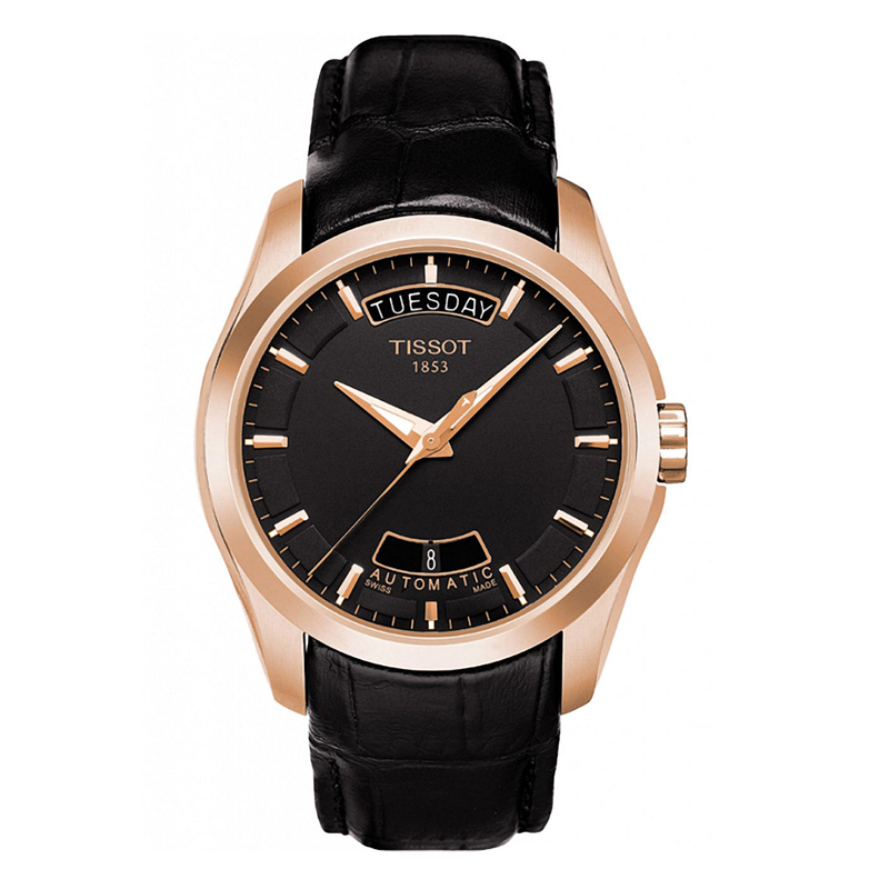 天梭(TISSOT)酷图系列机械男表男士手表金属钢带T035.407.11.051.00正品