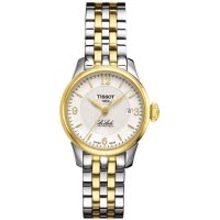 天梭(TISSOT)力洛克系列自动机械间金钢带女士手表T41.2.183.34