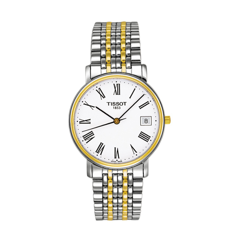 天梭(TISSOT)心意系列优雅男士石英钢带手表T52.2.481.13