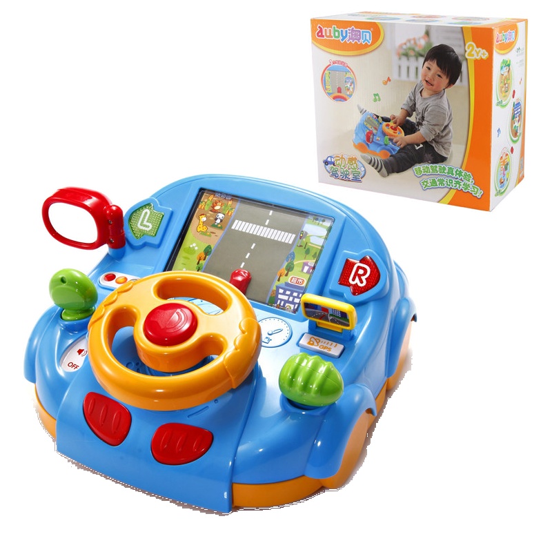 澳贝(AUBY)动感驾驶室 宝宝方向盘 2岁以上 非充电 幼儿童模拟开车驾驶早教玩具463428