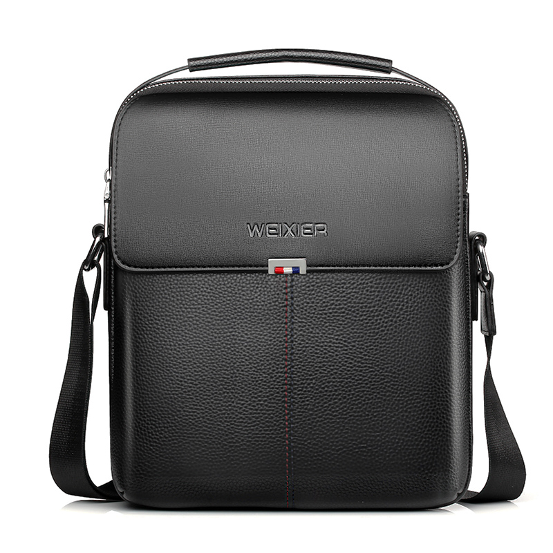 维希尔/WEIXIER 男士单肩包男包休闲包商务公文包休闲小背包潮流斜挎包