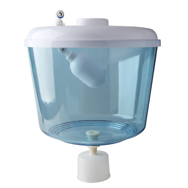 奇帝净水器配件 小连通储水桶 饮水机自动进水桶 纯水机自动进水连接器 饮水机桶 饮水机储水桶 饮水机过滤桶 净水桶