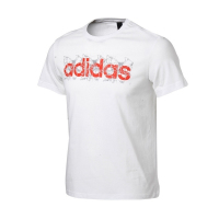 adidas阿迪达斯运动T恤2017夏季新款男装明星同款透气短袖圆领体恤