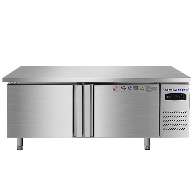 欧驰宝(OUCBOLL)1.5米330升不锈钢冷藏冷冻直冷厨房商用保鲜操作台BD/BC-150H