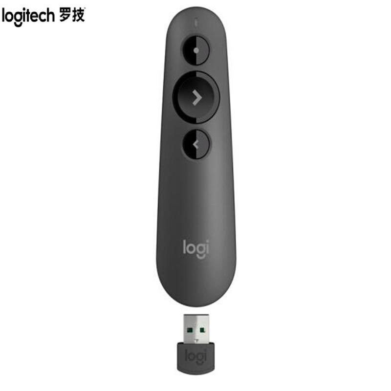 罗技 Logitech R500 激光笔 翻页笔 无线蓝牙双连 Mac iOS兼容 石墨黑