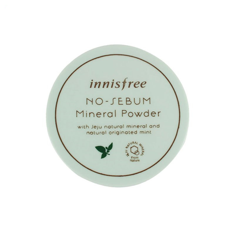 innisfree悦诗风吟控油矿物质散粉5g 持久控油定妆丝柔散粉