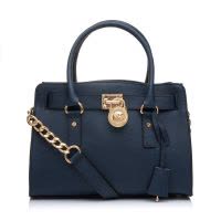 MICHAEL KORS 迈克·科尔斯女包 欧美时尚牛皮锁头笑脸包 单肩手提包 斜挎包 女 中号 30S2GHMS3L
