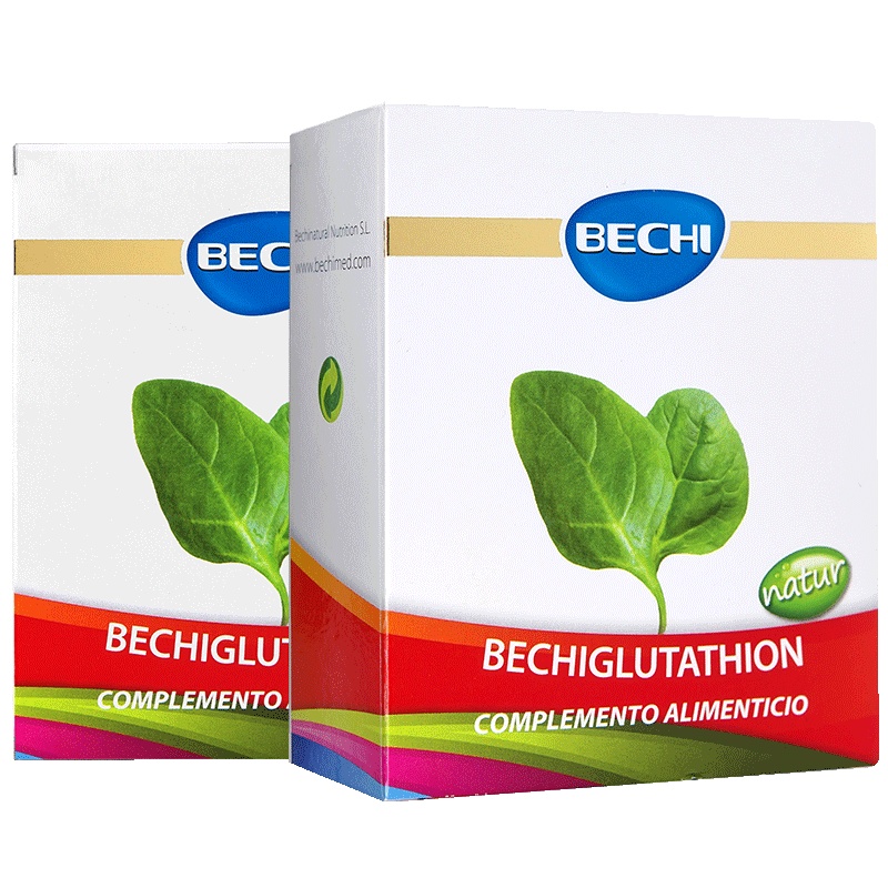 BECHI 美白丸谷胱甘肽胶囊 全身焕白 膳食营养补充剂 60粒/盒 2盒装