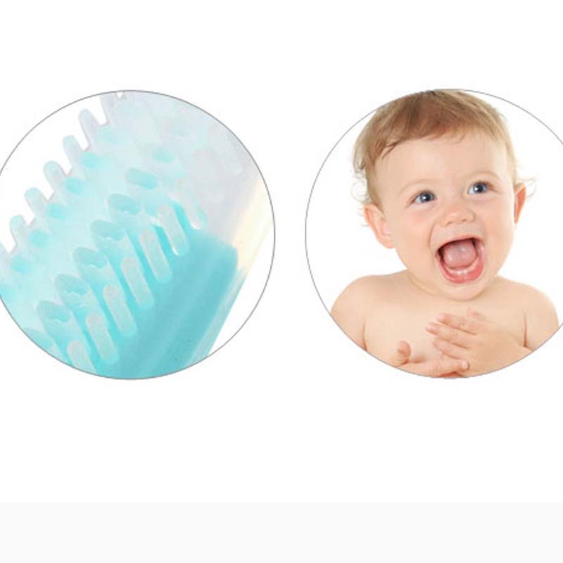 婴儿新品乳牙刷宝宝婴幼儿0-1-2-3岁儿童柔软训练练习宝宝通用软毛手指套牙刷