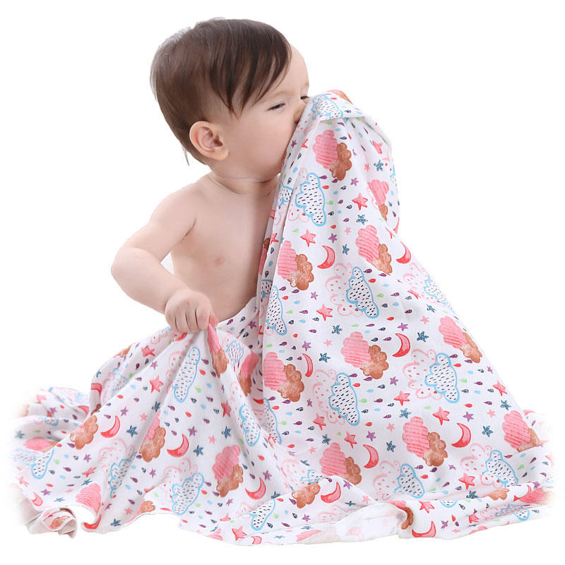 夏季婴幼儿被薄款宝宝被子单层新生儿小被子盖毯包被通用可爱卡通宝宝被类