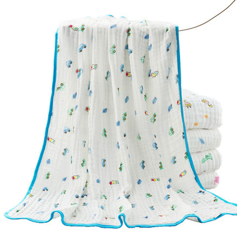 婴儿浴巾宝宝浴巾新生儿洗澡巾盖毯儿童毛巾被擦水巾通用可爱卡通宝宝浴巾