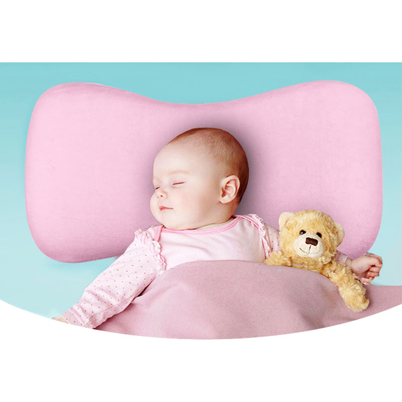 0-1-3-6岁婴儿枕头儿童枕头宝宝枕头定型枕新生儿纠正偏头可爱清新婴幼儿床上用品