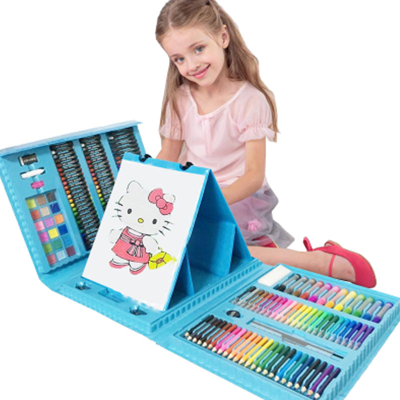 [单个颜色随机发]儿童画笔蜡笔水彩笔套装创意礼物画画绘画工具美术简约小清新男女宝宝绘画工具