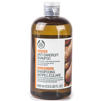 The Body Shop 美体小铺生姜防修护控油止痒洗发水400ml 深层清洁所有发质去屑成人洗发水[新旧版随机发]