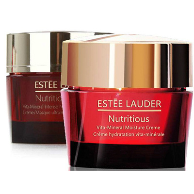 Estee Lauder雅诗兰黛红石榴限量面部护肤套装礼盒 日霜50ML +晚霜50ML 各种肤质保湿补水滋润营养