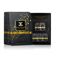 JAYJUN 水光黄金雪花黑金童颜幻彩面膜5片+修护精华1ml*5 面膜贴保湿补水各种肤质通用 [韩国品牌]