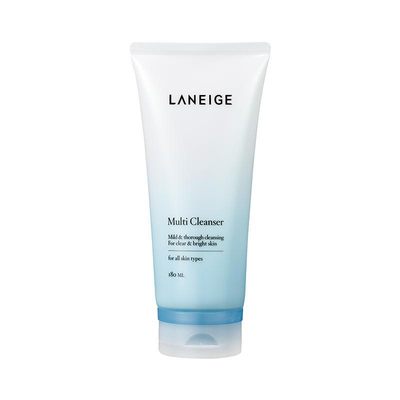 Laneige 兰芝毛孔清洁多效洗面奶洁面乳150ml 蓝色 卸妆清洁保湿洁面【新老包装随机发货】