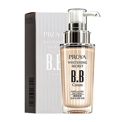 珀莱雅靓白肌密超级名模BB霜（自然色）40ml裸妆遮瑕强靓白保湿持久不脱妆