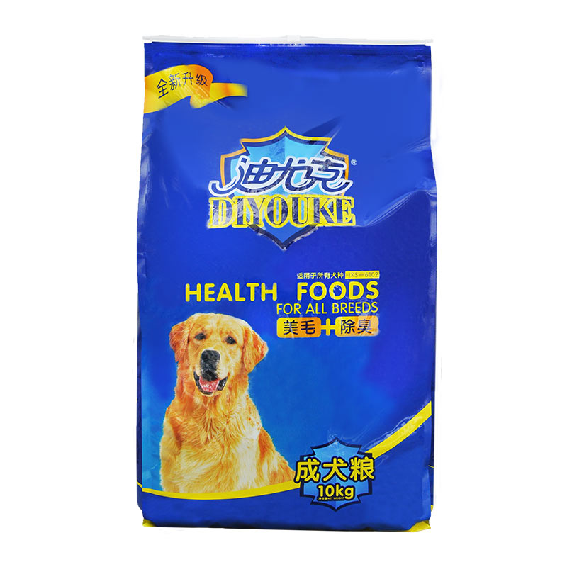 迪尤克（DIYOUKE)狗干粮10kg美毛除臭通用型成犬粮包邮20斤
