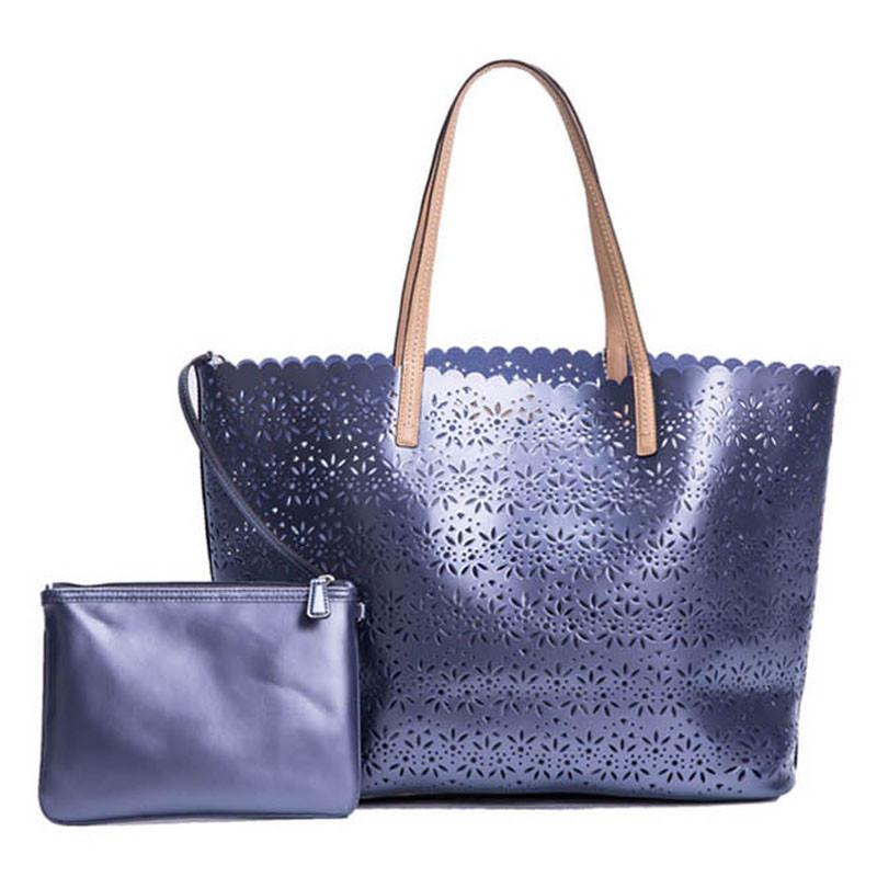 COACH 27544 新款女士镂空夏日休闲单肩包 紫色