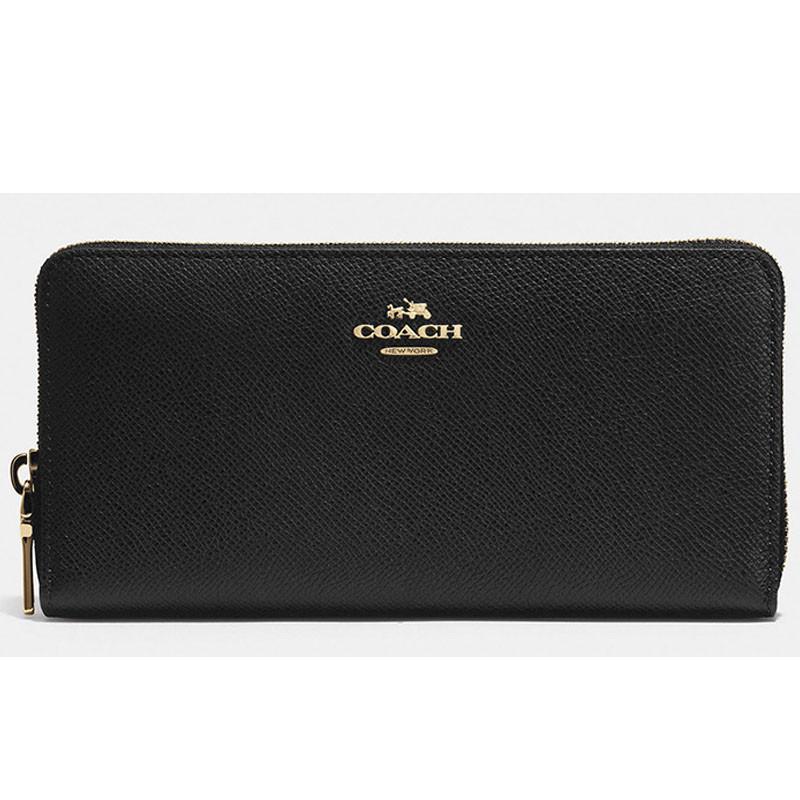 Coach蔻弛 女士长款拉链真皮钱包 52372