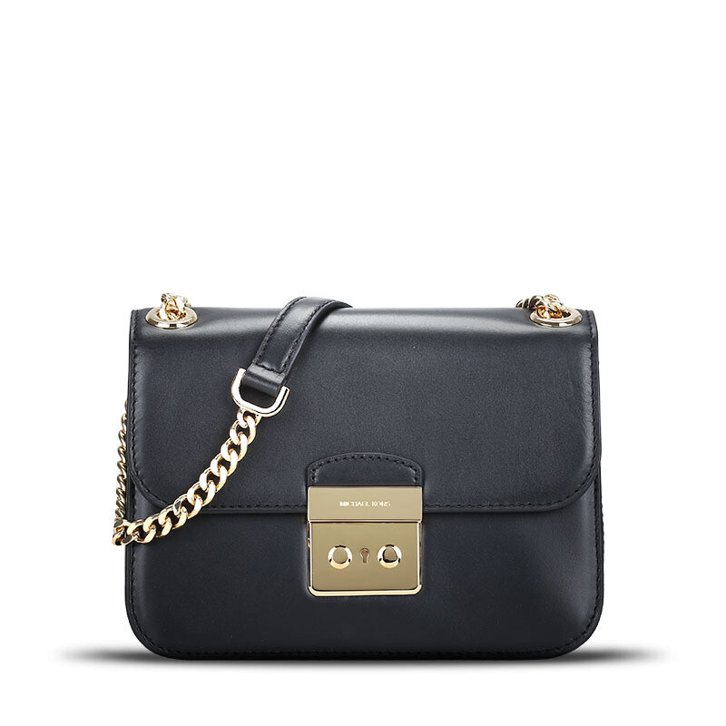 迈克·科尔斯(MICHAEL KORS)百搭小方包中号MK女式链条斜挎包30H6GS9L2L