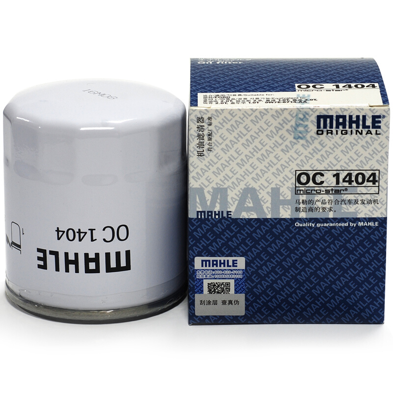 马勒（MAHLE）机油滤清器/机滤OC1404（捷豹XF 2.0/翼博1.0T(13年之后)/新蒙迪欧2.0/新福克斯2