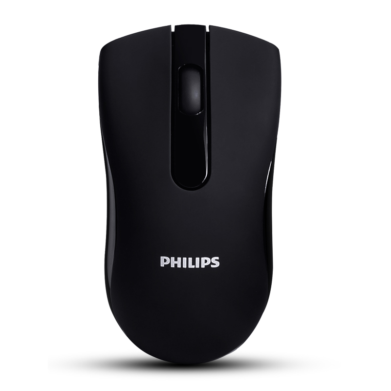 飞利浦PHILIPS游戏鼠标有声办公USB女笔记本台式电脑包邮